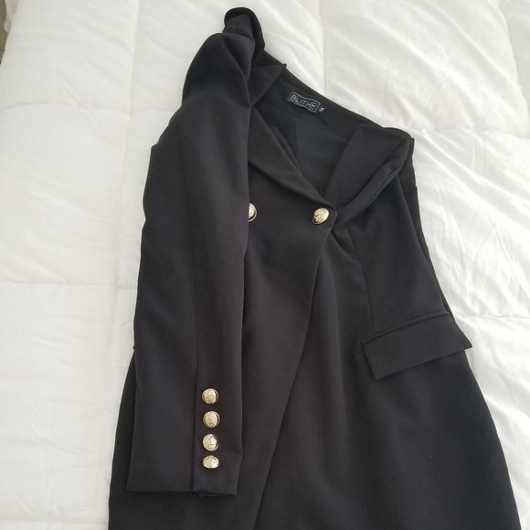 One Sleeve Dress - Picture 1 of 3